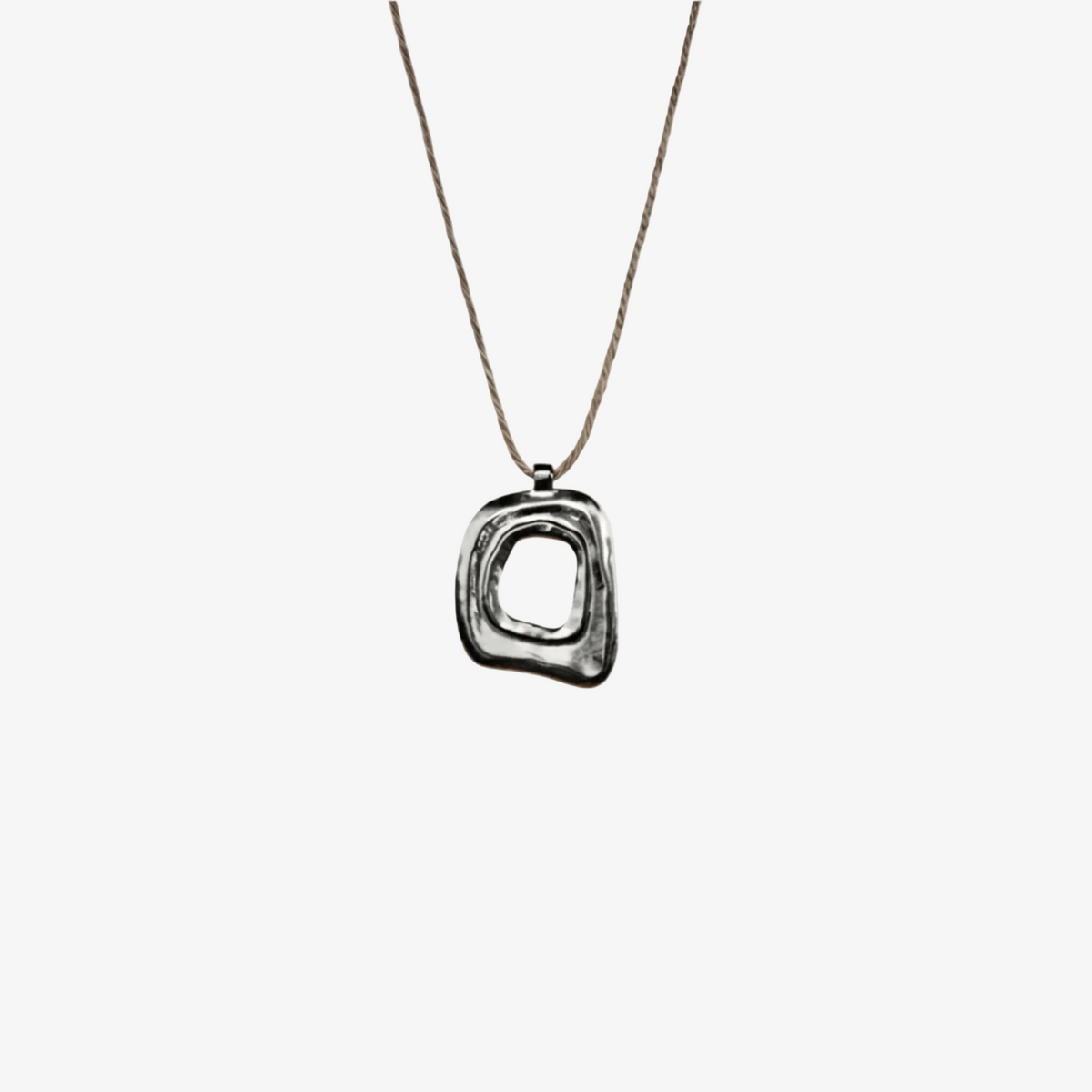 Molten Frame Statement Necklace