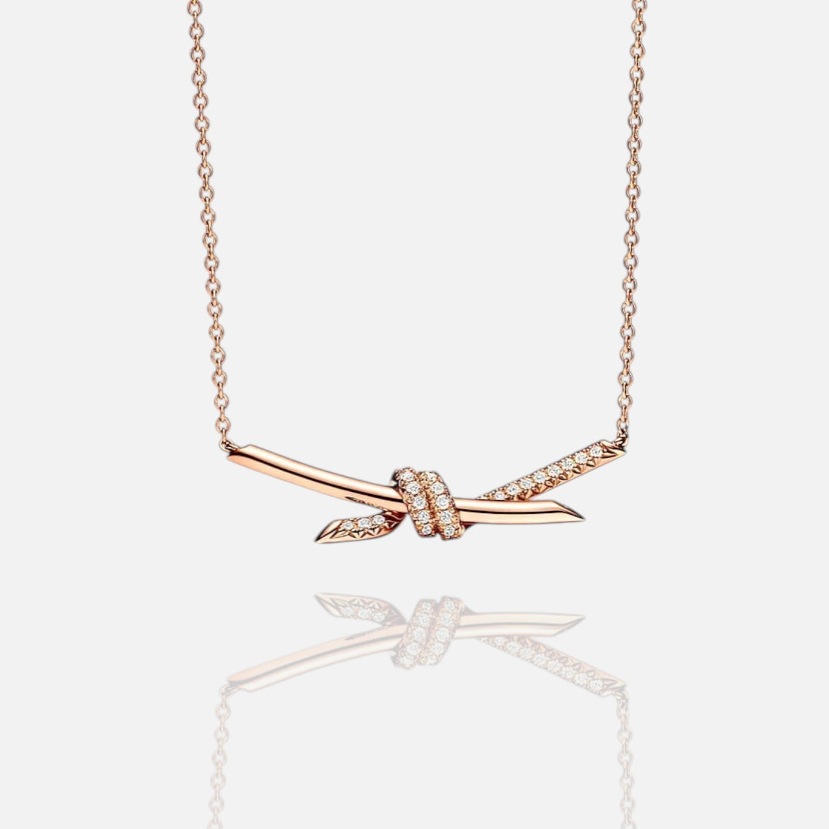 Avelune Knot Pendant Adjustable Necklace