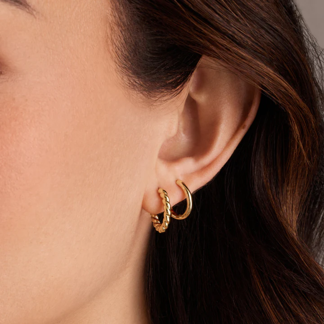 Aurora Trilogy Hoop Earrings Set