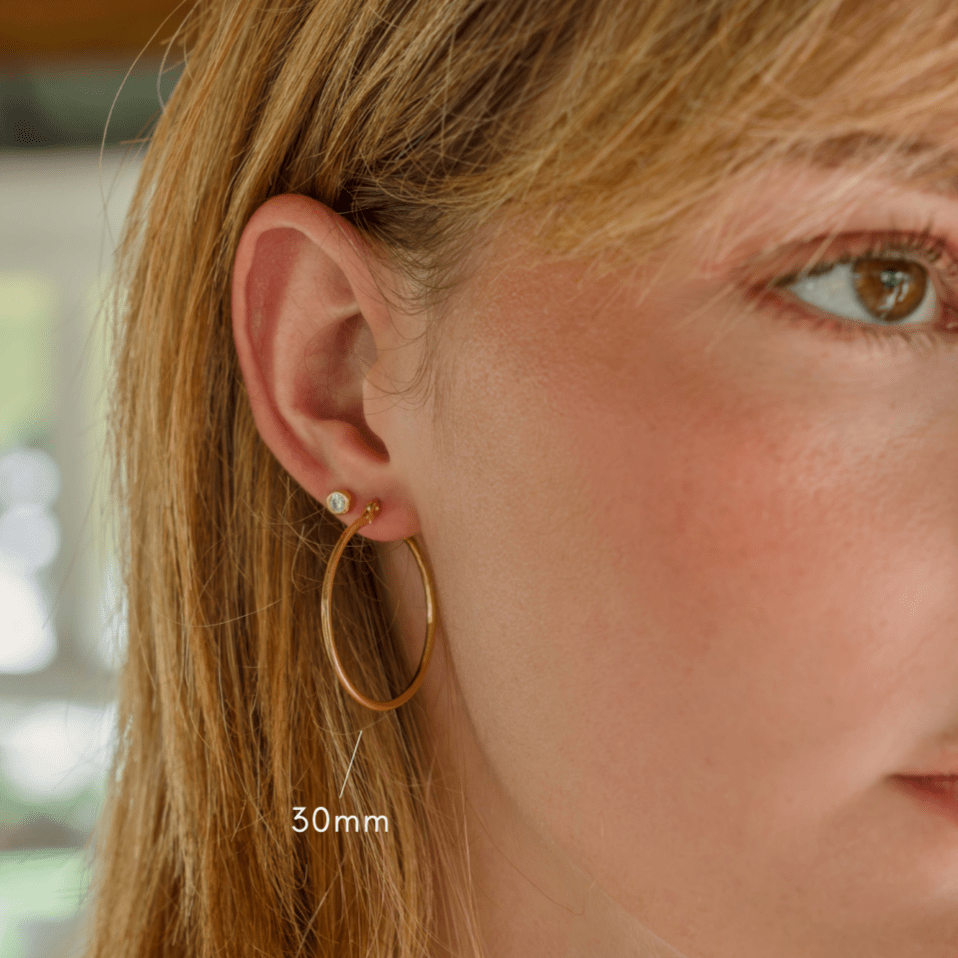 Classic Thin Hoop Earrings