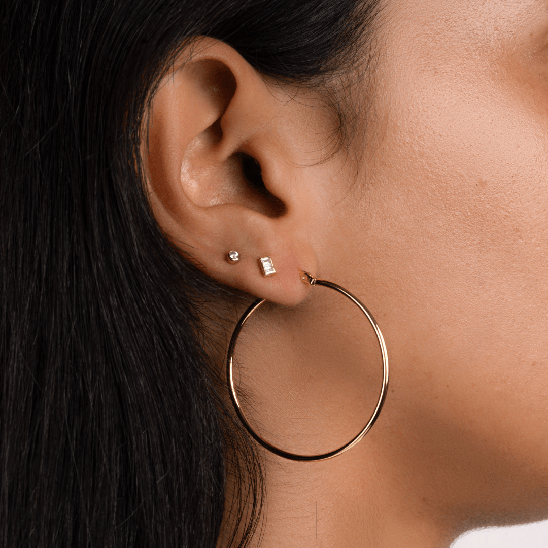 Classic Thin Hoop Earrings