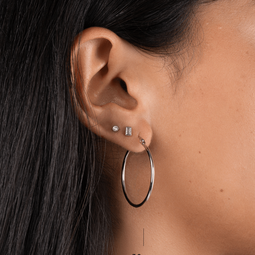 Classic Thin Hoop Earrings