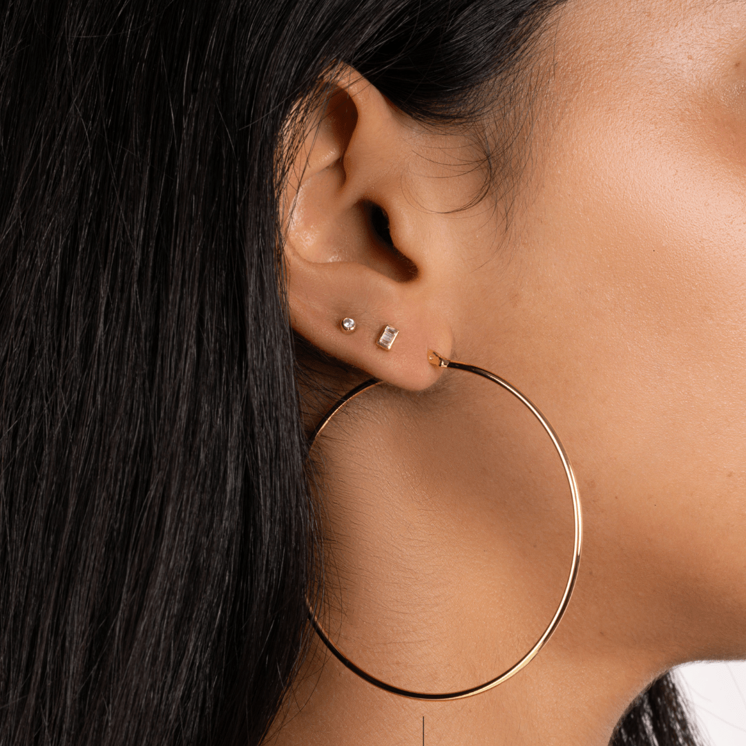 Classic Thin Hoop Earrings