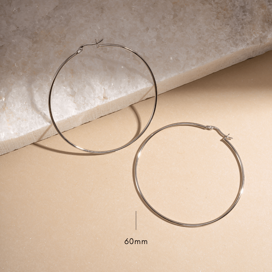 Classic Thin Hoop Earrings