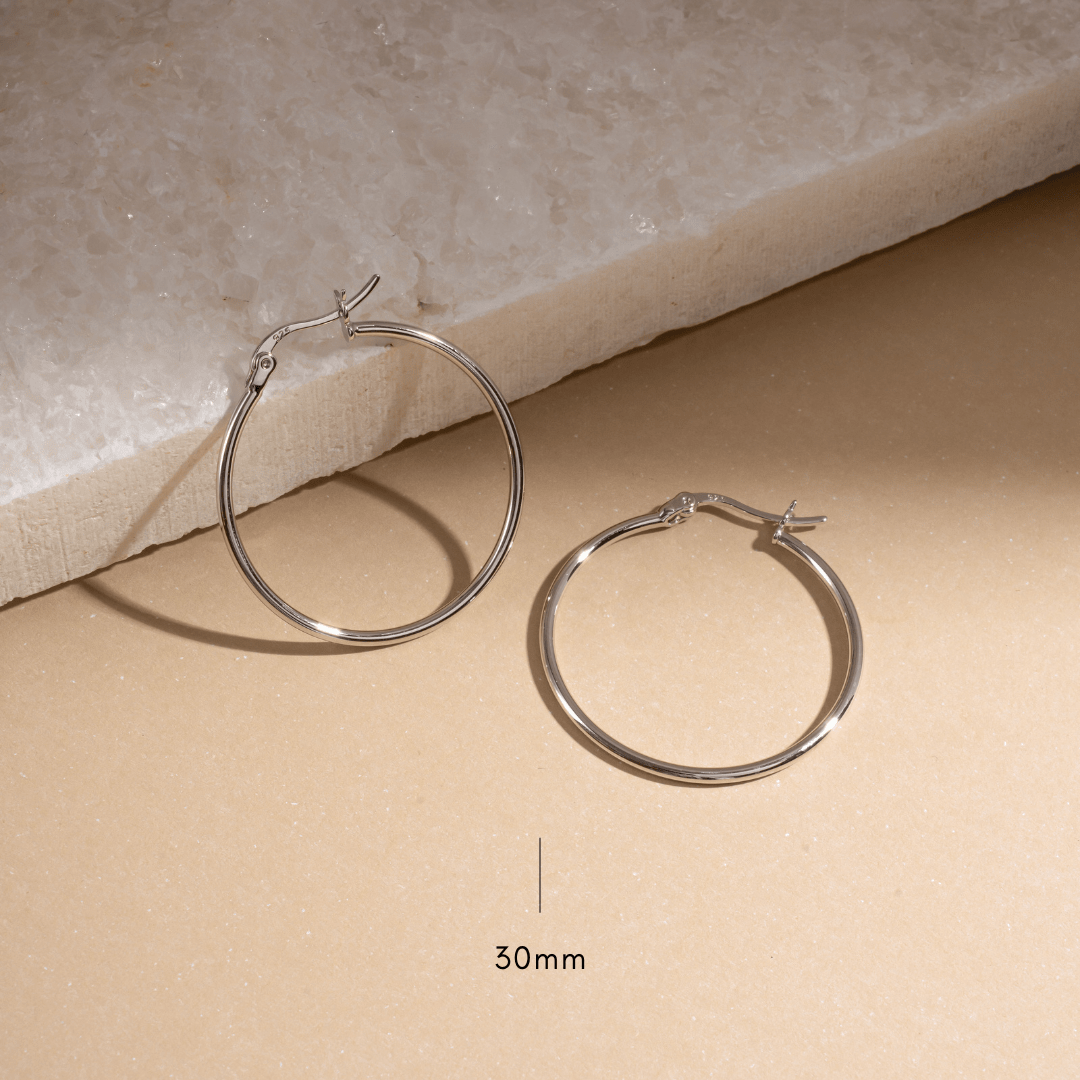 Classic Thin Hoop Earrings