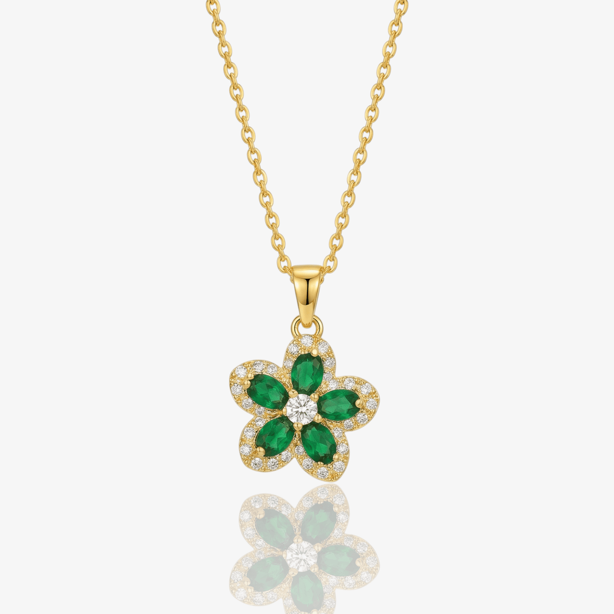 Spinning Floral Princess Necklace