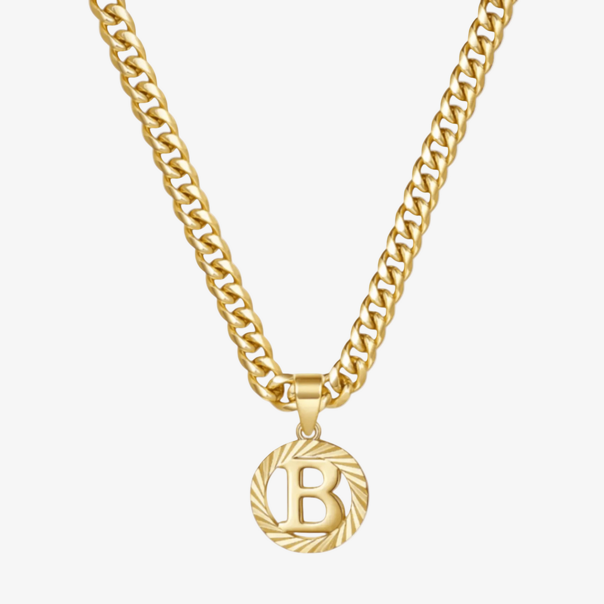 Signature Initial Letter Necklace