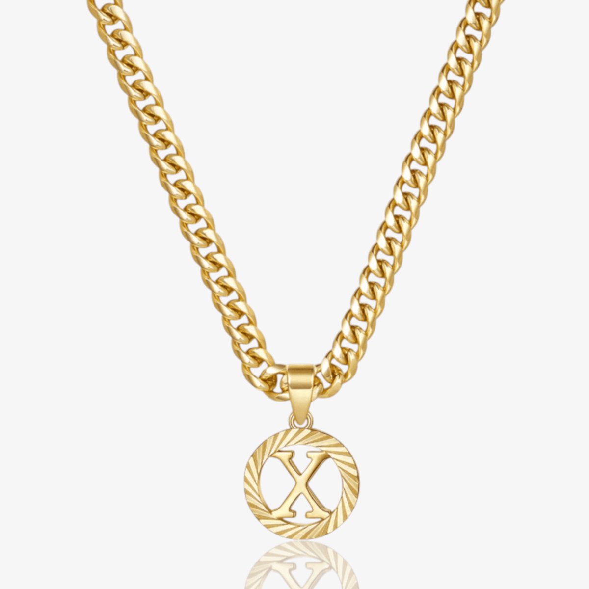 Signature Initial Letter Necklace