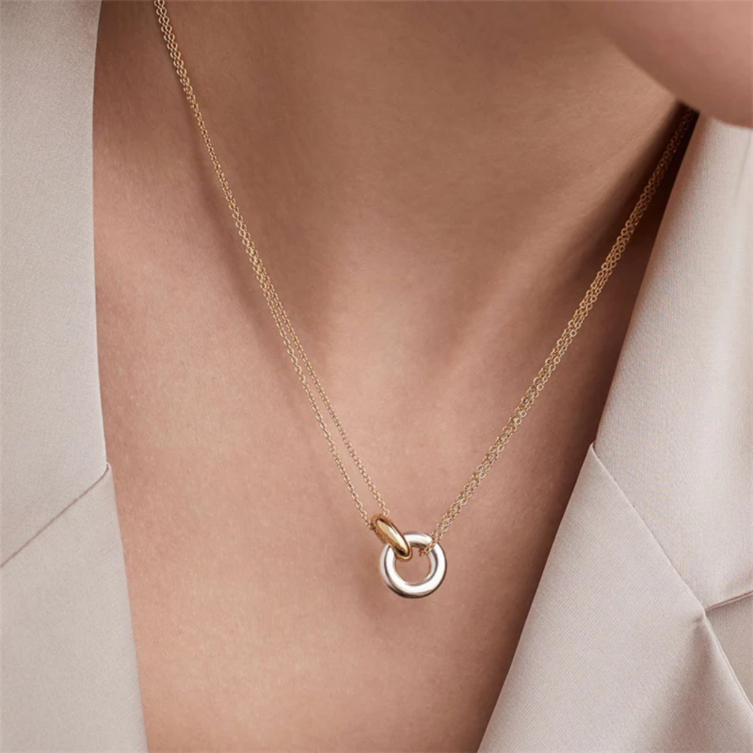 Avery Hoop Chain Necklace